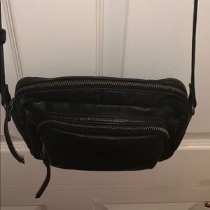 Lucky Brand like new black genuine leather purse
